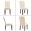Thumbnail: Nini Tufted Solid Back Parsons Dining Chair -  Beige