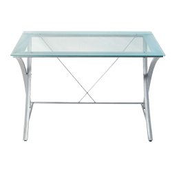 Realspace Zentra Glass Desk
