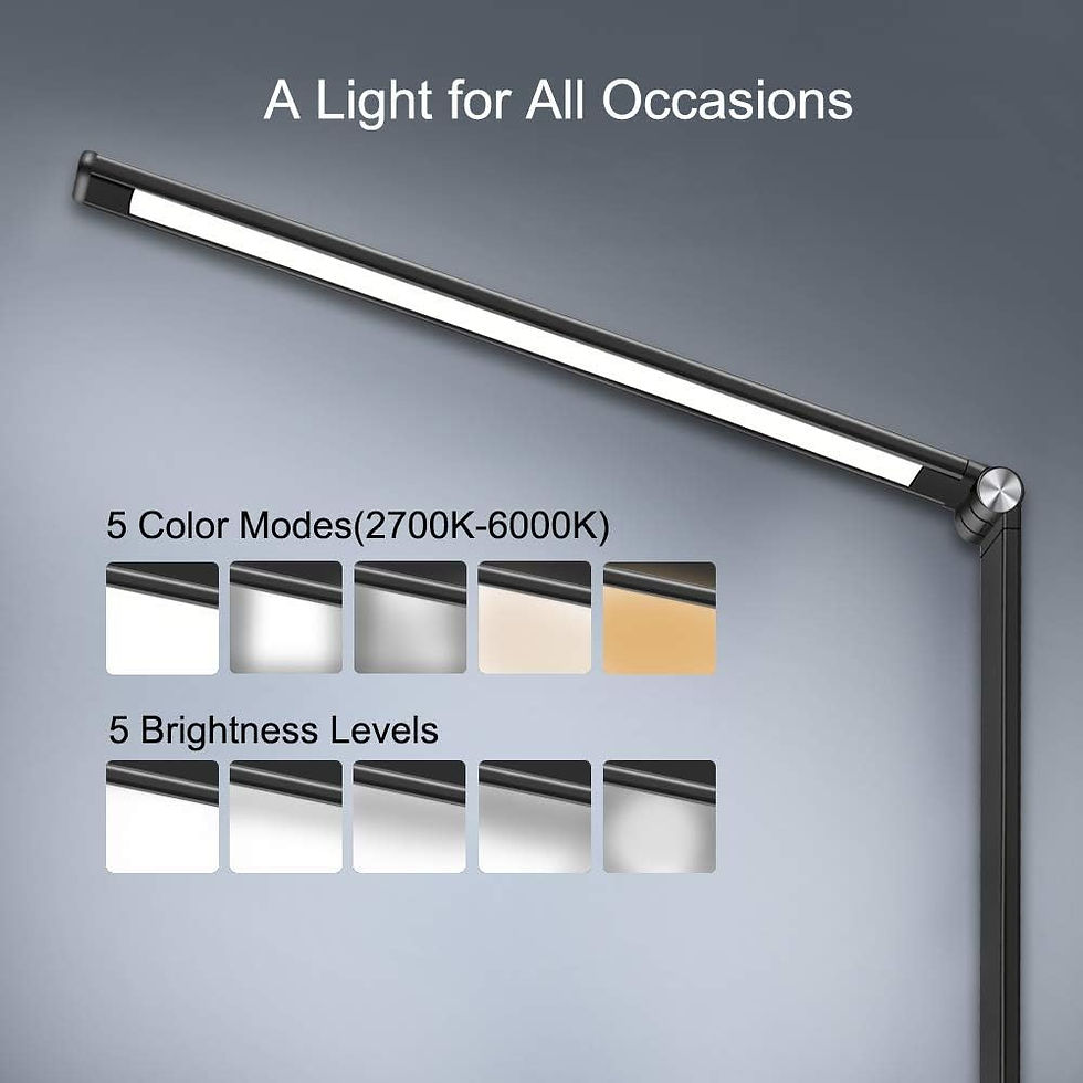 Thumbnail: AFROG Multifunctional LED Desk Lamp with USB Charging Port