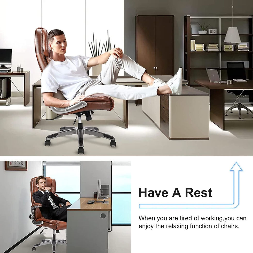Thumbnail: Reficcer Managerial and Executive Diamond Stitched Office Chair, High Back Adjus