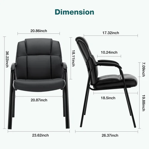 CLATINA Lopez -L-D Leather Guest Chair with Padded Arm Rest CLATINA Lopez -L-D Leather Guest Chair with Padded Arm Rest