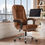 Thumbnail: Furmax Reclining  Ergonomic Executive  Chair With Armsrests,Brown