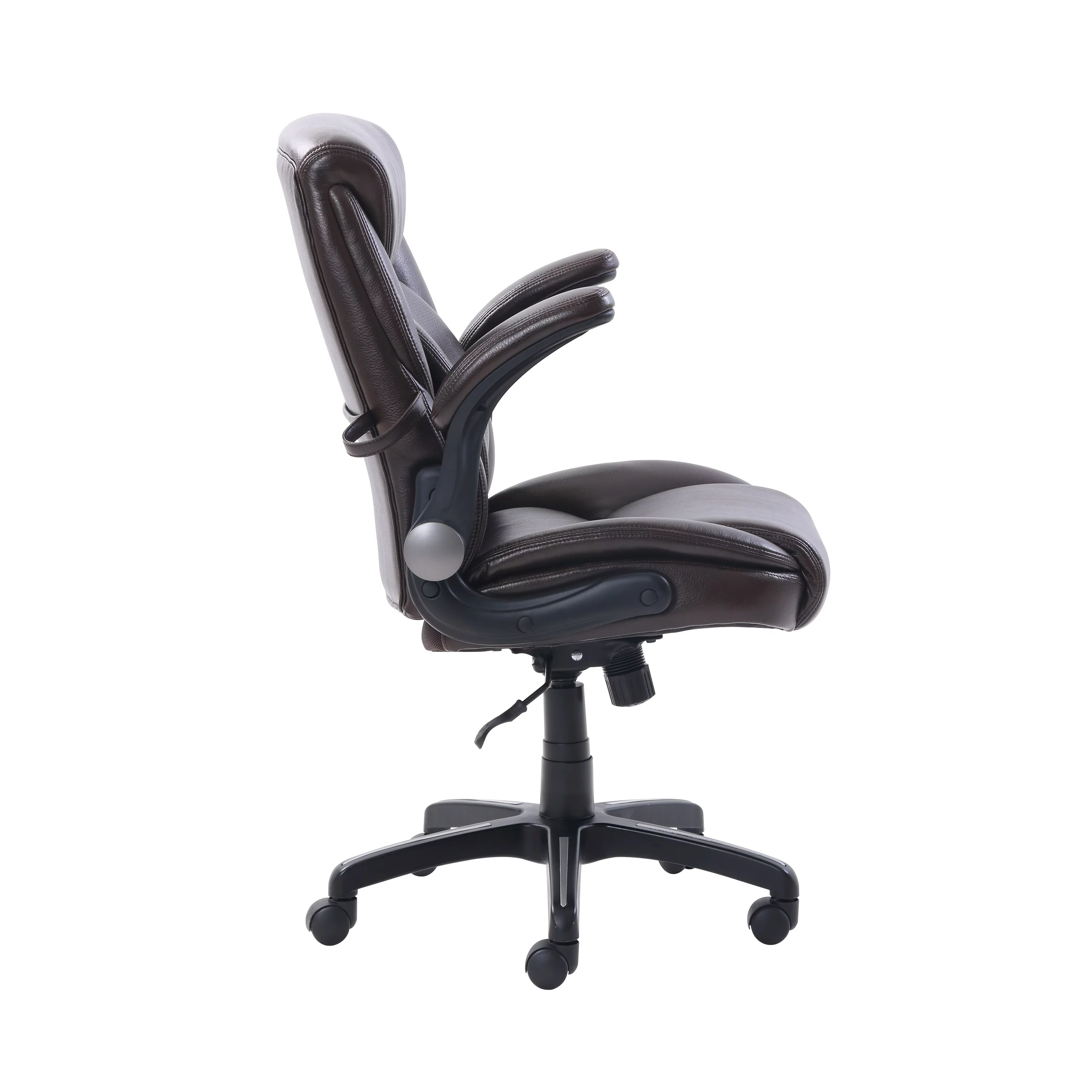 Serta Air Lumbar Bonded Leather Manager Office Chair, Black COS Ltd.