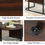 Thumbnail: Tribesigns 63" Executive Desk with 4 Drawers, Brown