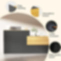 Thumbnail: NEBZHASK-US Reception Desk with Counter with Storage Shelves , Black