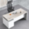 Thumbnail: Sit D298 Office Desk w/ Drawer, Cabinet, Privacy Panel & Cable Management White