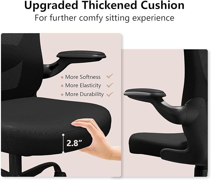Thumbnail: Silybon Mesh Task Chair with Flip Arm