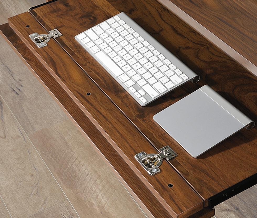 Thumbnail: Sauder Clifford Place Mid-Century Desk (Grand Walnut)