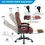 Thumbnail: Coolhut  Big and Tall Reclining Executive Office Chair - Brown