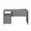 Thumbnail: Techni Mobili Classic Computer Desk with Drawers, 29.5" x 23.6" x 51.2" Grey