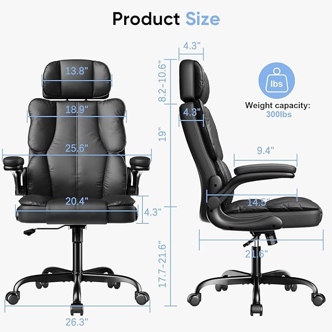 Thumbnail: Kensaker Ergonomic Executive Office Chair with