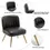 Thumbnail: Milla Faux Leather Side Chair - Black