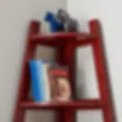 Thumbnail: Tisha 5-Tier Wood Corner Book shelf