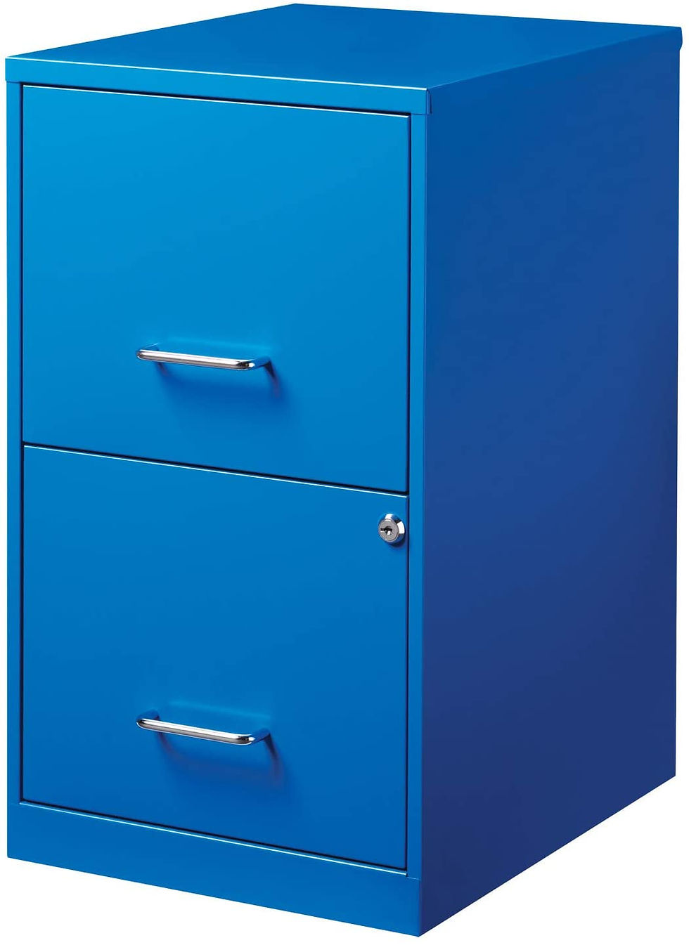 Office Dimensions 2 Drawer Metal SOHO Vertical File Cabinet Classic Blue