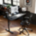Thumbnail: Agilestic Electric Standing Desk, Large 63 x 24 Inches Height Adjustable Desk
