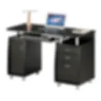 Thumbnail: Techni Mobili Complete Workstation Computer Desk with Storage,