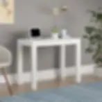 Thumbnail: Mainstays Parsons Desk, White Laminated MDF