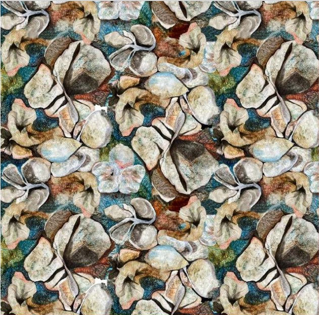 Thumbnail: tissu d'ameublement imprimé , Spring by Tal Waldman pour Seldon edition