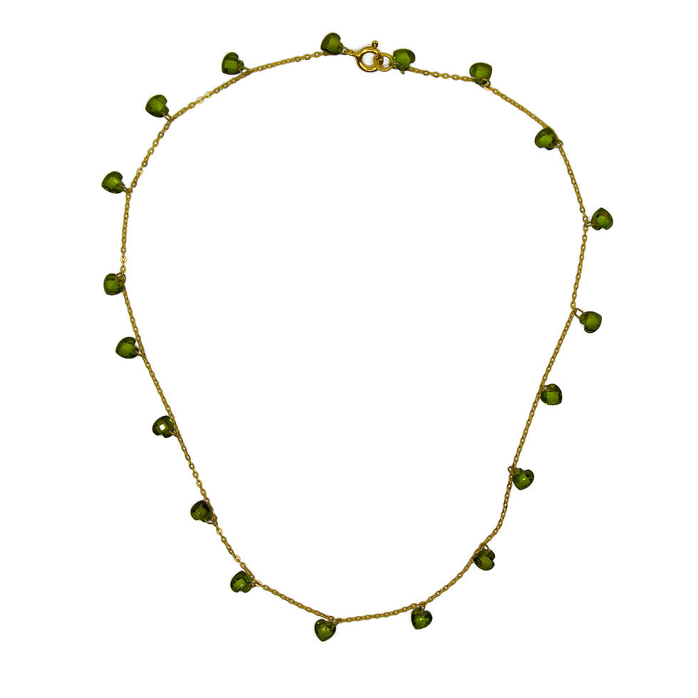 Miniatura: Collanina amore verde