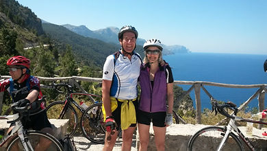 cycling in the tramuntana near Banyalbufar