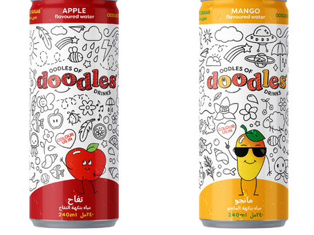 Oodles of Doodles - New Playful water brand for kids launches in middle east