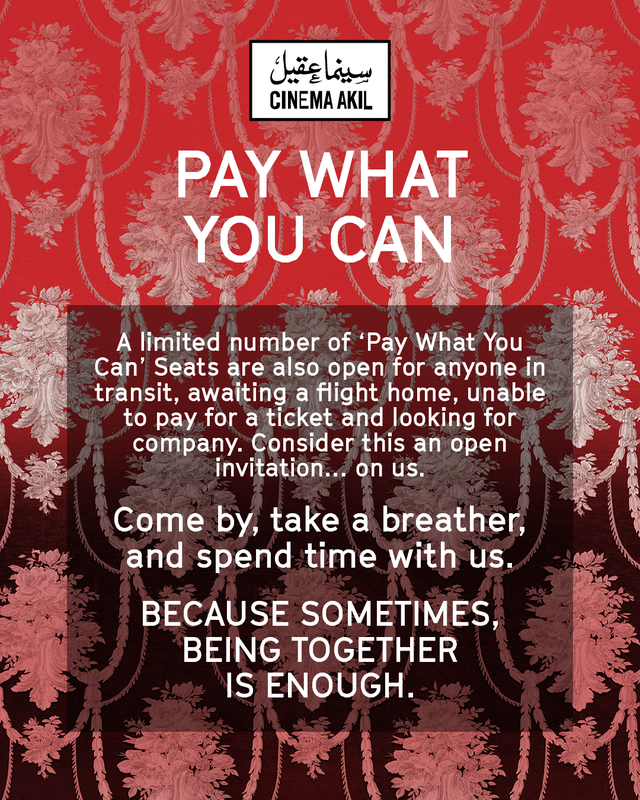 Cinema Akil Launches ‘Here, Together’ Daytime Screenings + “Pay-What-You-Can” Initiative