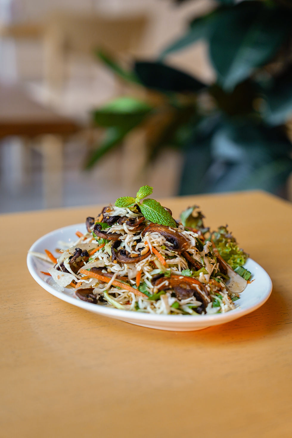Mushroom and Cabbage Salad a Vietnamese Foodies