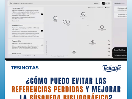 ¿Cómo puedo evitar las referencias perdidas y mejorar la búsqueda bibliográfica?