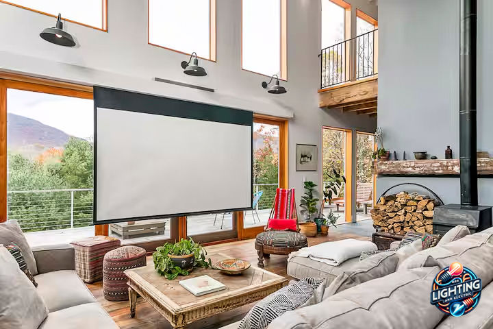 living room home theater design and installation