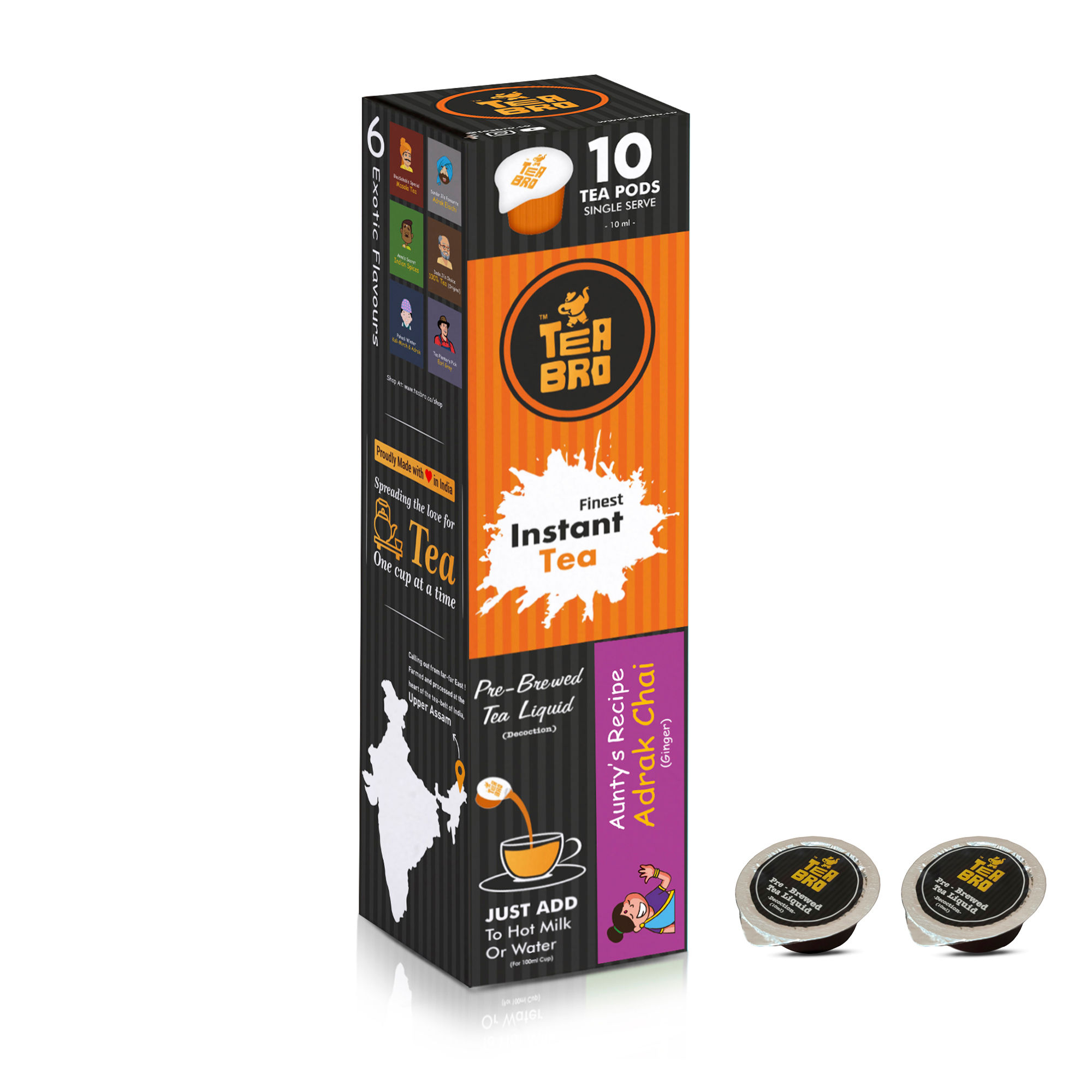 Adrak (Ginger) Chai (Single Serve) | 10 Pods