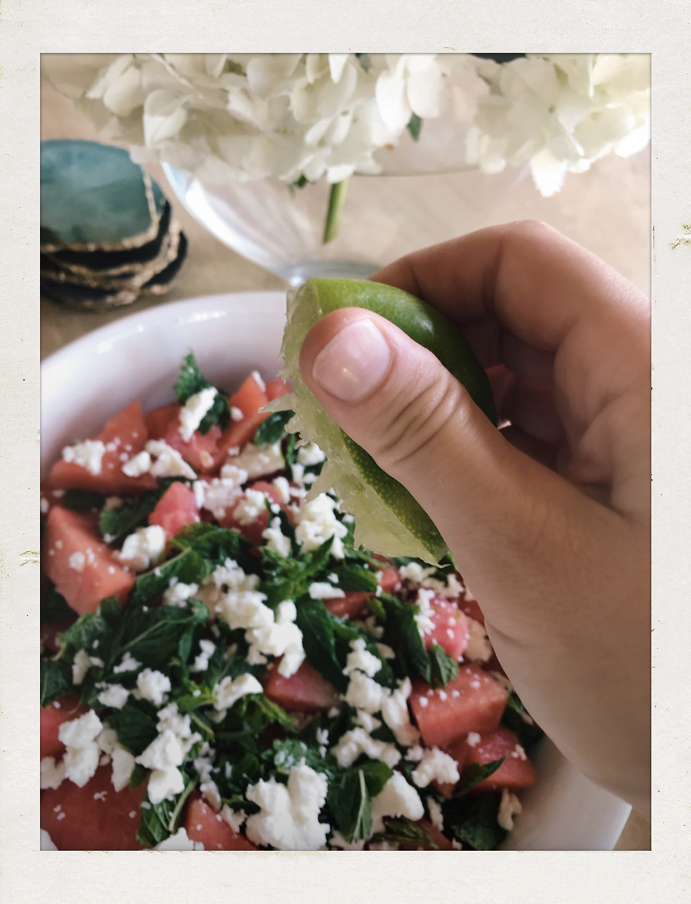 Watermelon Mint Salad Recipe