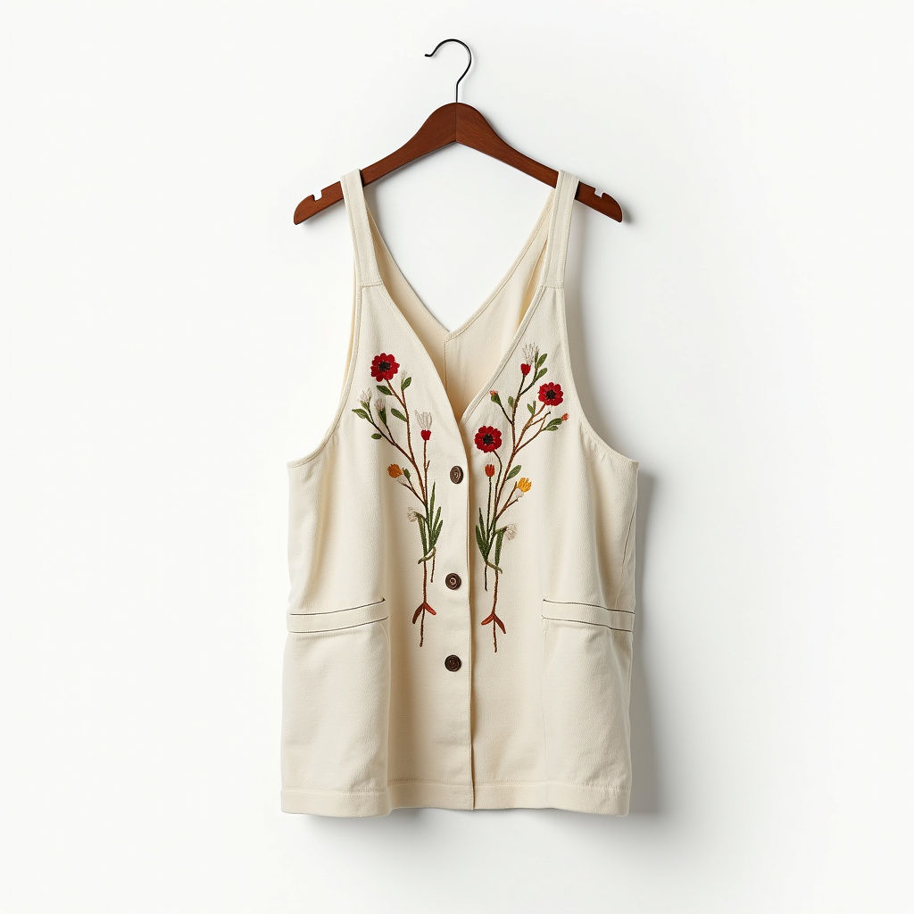 Wildflower Embroidered Vest