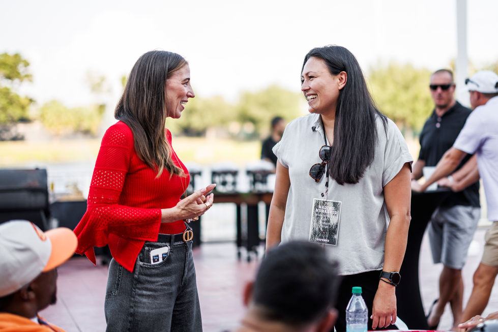 Nadine Nurasyid bei den Tampa Bay Buccaneers