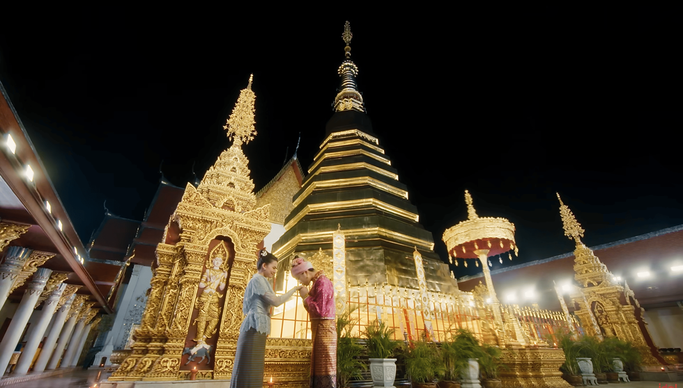 Anin (Becky Armstrong) and Pin (Freen Sarocha) in The Loyal Pin