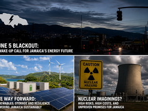 Blackout and energy futures in Jamaica.