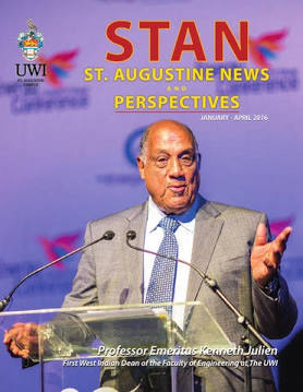 Prof. Kenneth Julien featured in UWI St. Augustine publication. Source: Issuu / UWI STAN & Perspectives