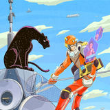 2022 Photoshop

猫が高いところから降りられなくなって…というよく見るニュースをSF仕立てにしました。細かい道具も考えないといけないので時間はかかるんですが楽しい作業です。

I turned the common news story about cats getting stuck high up into a sci-fi tale. It takes time since I have to think up all the little props, but it's a fun process.