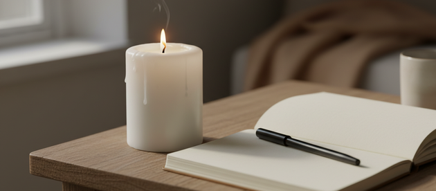 A quiet space helps signal that this is sacred personal time.