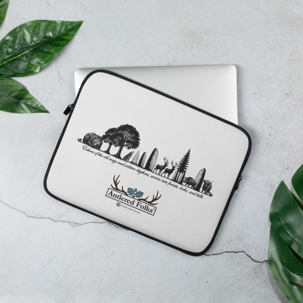 Antlered_Folks Northern Country Side Nature Laptop Sleeve 13" & 15"