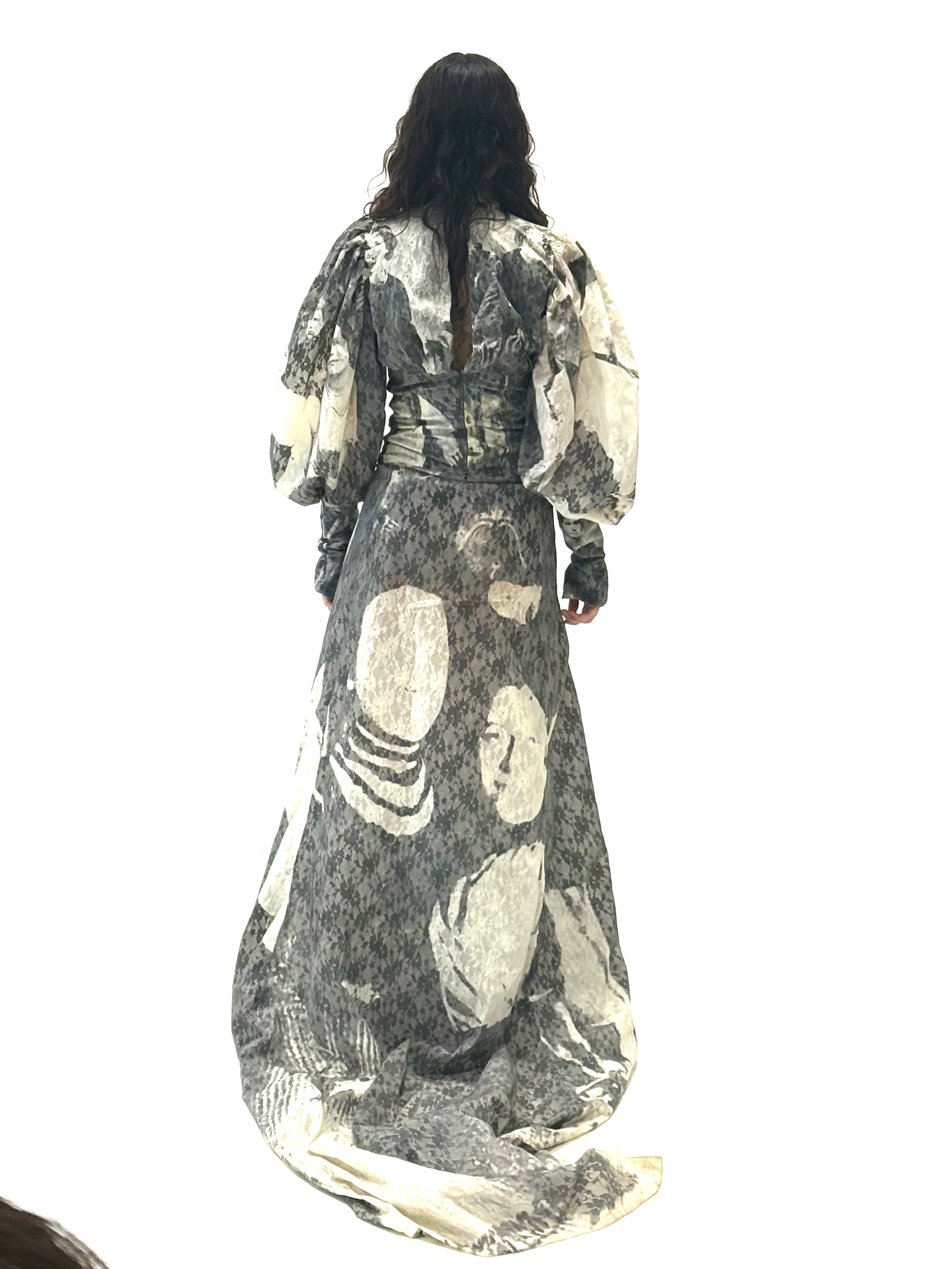 Victorian lace gown 