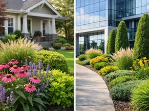 Compare the best plants for homeowners vs commercial properties in Florida