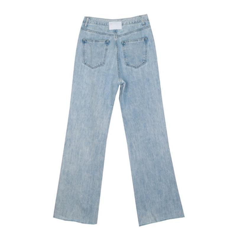 Thumbnail: Sawako Loose Denim Wide Leg Pants
