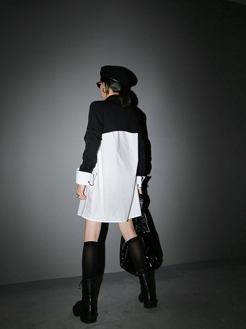 Thumbnail: Kaida Cross Split Long Sleeve Jacket