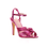 Thumbnail: Strappy Leather Heeled Sandals  (Peach)