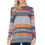 Thumbnail: Multi Striped Light Knit Tunic
