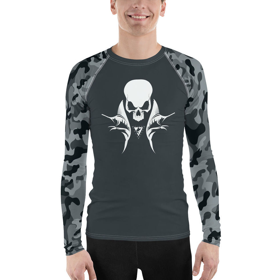 Thumbnail: Find Your Coast® Camo Sleeve Rash Guard UPF 50+