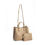 Thumbnail: Jane - Light Brown Vegan Leather Satchel