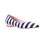 Thumbnail: Pointed Toe Ballerina (Blue Stripe)