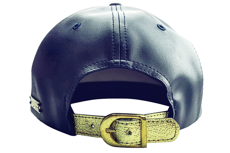 Hình thu nhỏ: Mũ snapback da giả xanh navy
