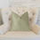 Thumbnail: Alpine Maize Blue and Beige Luxury Throw Pillow